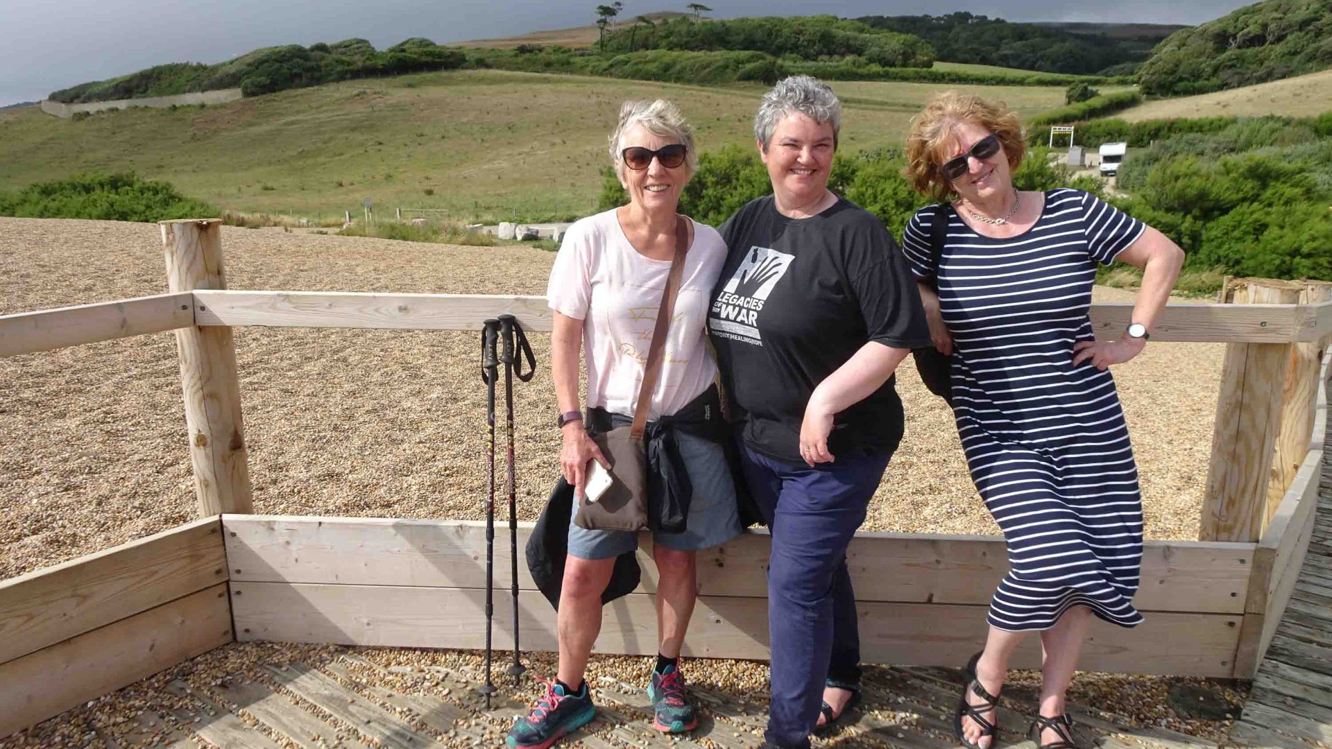 Fiona, Ronny and Yvette who all met and became friends on an Intrepid trip.