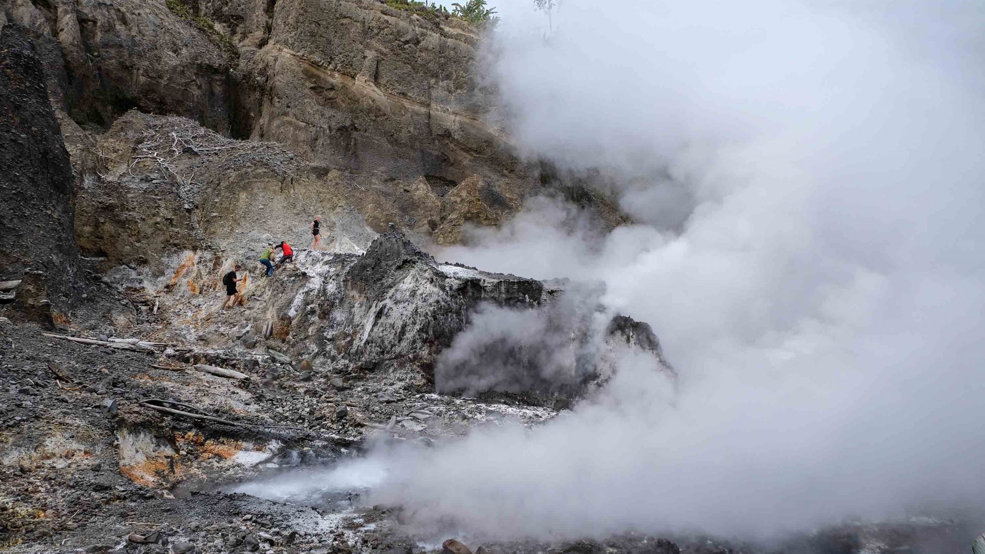 How a volcanic eruption saved a tiny Indonesian island (from itself)